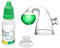 FZONE Aquaristik CO2 Glas-Dauertest pH-Indikator für Aquarium – CO2-Testkit für Wasserpflanzen und Fische