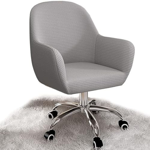 ZZDXW Coprisedia con Schienale,Fodere Coprisedia Elasticizzato Elegante per Sala da Pranzo con Braccioli Fodera Poltroncina Sala Pranzo Soggiorno Copertura Sedia da Scrivania
