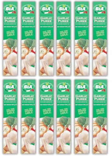 12x90g Gia Garlic Puree Paste