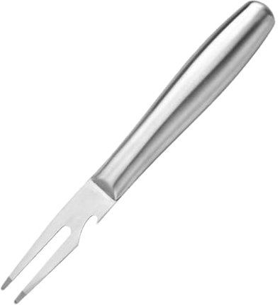 Serveringsgaffel för kött, snideri gaffelkött, 2 spetsgaffel, rostfritt
