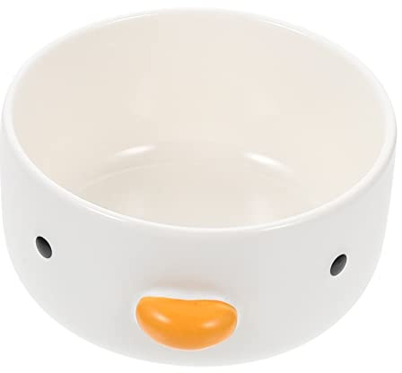 COLLBATH Coupelle Dessert en Céramique Motif Poussin, Petite Assiette