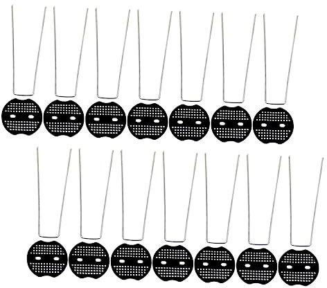 Mipcase 30 Set rettificato a Forma di U a Forma di u Bordo del Bordo del Giardino Kit Giardinaggio Kit da Giardinaggio Mollettone Tavolo piolo Orizzontale con guarnizioni pp