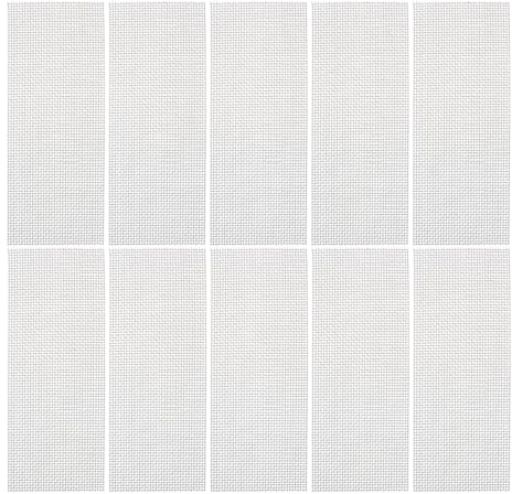 SEWACC 10PCS Stainless Steel Aquatic Moss Mesh Wall for Fish Tank Carpet Rust-resistant Mesh with Proper for Easy Plant Tying and Natural Aquarium Decoration