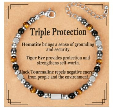 Aretas Bracelets Gifts For Womens Ladies Crystals Beaded Natural Stones Gemstone Anxiety Healing New Beginnings Protection Good Luck Jewellery Presents