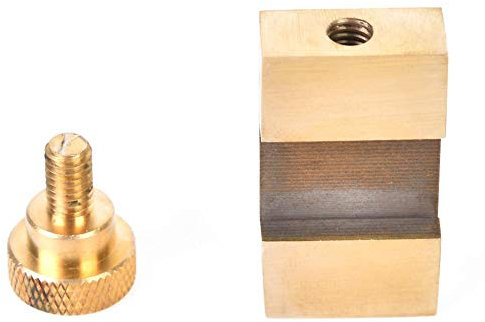 Strumento per scrivano in legno Ottone Lavorazione del legno Marcatore Righello Carpentiere Strumento di misurazione Righello in acciaio Calibro di posizionamento Blocco