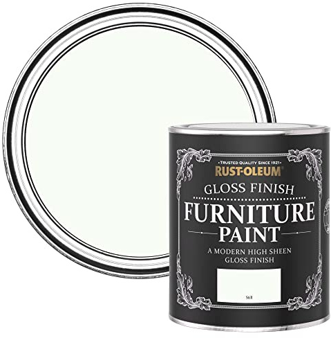 Rust-Oleum Off White Furniture & Skirting Board Paint in Gloss Finish - Still 750ML