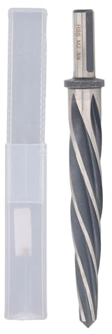 Cone Bridge Reamer Bit, Cone Clamping Reamer, Wear-Resistant High Speed ​​Steel 6542 and M2, Multifunctional 3/4 Round Shank, Wide Application for Metal