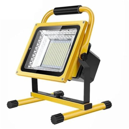 Projecteur LED à forte charge, éclairage d'extérieur, Site d'urgence, panne de courant, tente, stand de Camping, lampes domestiques portables(6500 K_400W DISPLAY 6-12H)