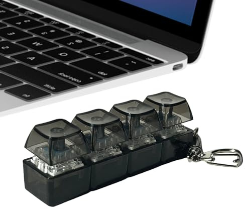 Teclado Juguete Anti-Estrés - Llavero Sensorial Portátil | Llavero de Teclado con Luz | para Uso En El Hogar La Escuela La Oficina El Aire Libre Y Los Viajes