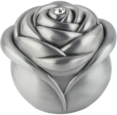 Ehering Box Vintage Rose Design Antiken Frauen Trinket Zinklegierung Schmuck Halskette Ohrringe Ring Aufbewahrungsbox Design Geschenke Splitter