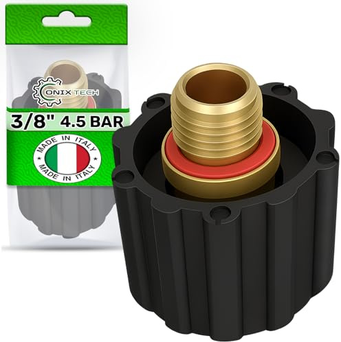 Tappo con Filettatura Maschio 3/8 e Pressione di Esercizio 4,5 Bar per Polti Vaporella o per Polti Vaporetta - Completo di Guarnizione - Garanzia di 5 Anni - MADE IN ITALY - ONIX TECH