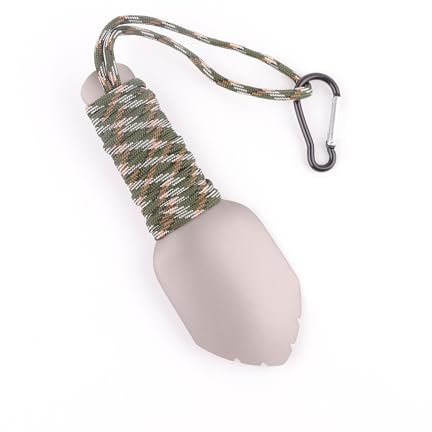 Paleta ultraligera de titanio para camping, mochilero, paleta portátil de senderismo, paleta de jardín, pequeña pala de orinal para uso en campamentos al aire libre