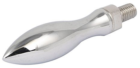 sourcing map M10x15mm Macho Rosca Giratoria Manija Mano Empuñadura Plata Tono para Fresadora