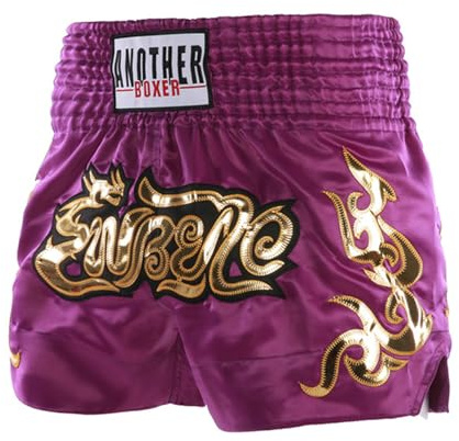 LiiYii Barn pojke thailändska boxningsshorts MMA pojke flickor Muay Thai 5–16 år, Färg: blå, 8-12 ans