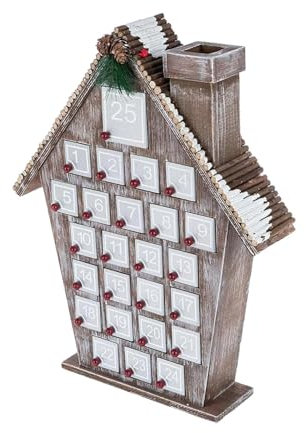 adventskalender – nedräkningskalender till jul, nedräkningskalender för trähus med lådor | Juladventskalender med lådor, kalendrar