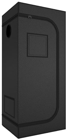 Tenda Da Coltivazione, Tenda Da Coltivazione Riflettente In Mylar Con Finestra Di Visualizzazione, Vassoio Rimovibile, Per La Coltivazione Di Piante,100 * 100 * 200cm-GrowTent