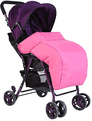 BORDSTRACT Chancelière Universelle pour Poussette, Sacs de nid d’Ange pour bébé, Chancelières Chaudes Coupe-Vent d’Hiver, Sac de Couchage résistant à l’Eau avec Capuche pour poussettes