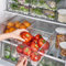 Epzia 1 piece Fridge Organiser Drawer - Stackable Pull Out Containers for Fridge Organiser, Transparent Food Storage Container Set for Kitchens and Pantry