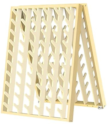 Support pour tresses, support pour cheveux tressés sur pied, avec 120 bobines, support d'extension en pin debout ou fixé au mur pour coiffer