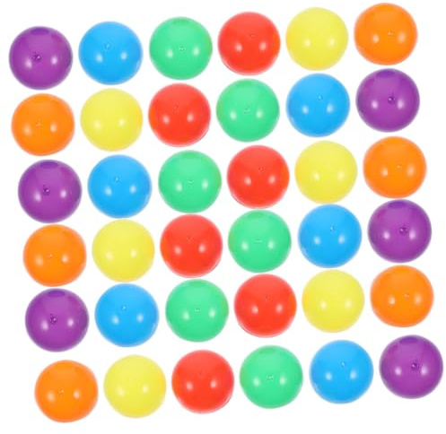 Gatuida Contenitori Rotondi Riutilizzabili 45mm in Plastica Per Distributore Automatico, Palline Vuote Riempibili Multifunzione Per Feste e Decorazioni, Set Da 60 Pezzi