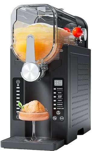 Granizadora Profesional De Gran Capacidad De 1.6 L, Con VisualizacióN De Temperatura En Tiempo Real, Autolimpieza, 6 Programas Preestablecidos | Margaritas, FrappéS, Helados, Smoothies
