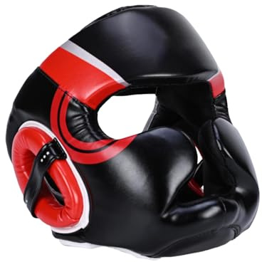 Caschetto da boxe - Caschetti da rugGby | Protezione per la testa da boxe | Comodo copricapo per arti marziali | Protezione integrale da boxe per adulti Calcio Calcio