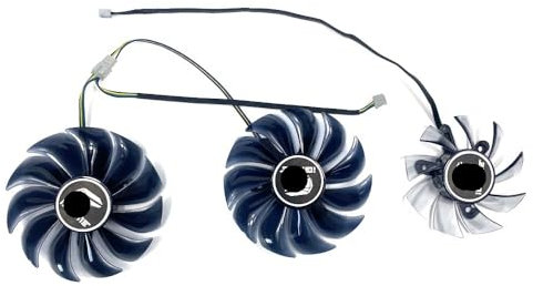 Video Card DIY Fan For RTX 2080 Ti 2080 2070 2060 GTX 1660 1660Ti T129215SU PVA080E12R 75MM 90MM GPU Fan Computer cooling part(3PCS)