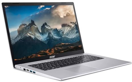 acer Aspire 3 Laptop, 17.3-inch FHD Display, Intel Core i5-1135G7, 8GB RAM, 1TB SSD, Windows 11, Silver