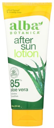 Alba Botanica After Sun Lotion - 85% Aloe - 8 oz