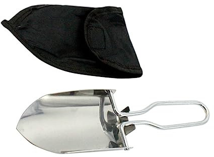 TOYANDONA Pala De Jardín Plegable Portátil De Jardín Herramienta Práctica para Exteriores para Remover Lodo con Bolsa De Almacenamiento Pala Plegable