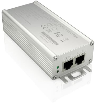 Elfcam - 150W PoE Injecteur 2,5Gb/1,25Gb pour Starlink Gen 3/2, Alliage d'Aluminium pour Une Excellente Dissipation de la Chaleur，Entrée 100-240V AC et Sortie 150W 48V-56V