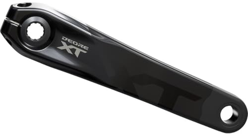 SHIMANO Deore XT FC-M8200 Kurbelgarnitur, Direktmontage, Hollowtech II Hohlgeschmiedete Kurbelarme, Schwarz (165 mm)