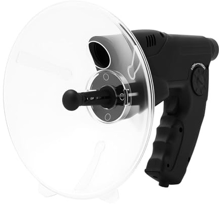 Riktmikrofon avlyssningsenhet parabolmikrofon med 8 x kikare, fågelskådning, förstärka naturljud, utomhusljudinspelning, inklusive hörlurar och vindskydd