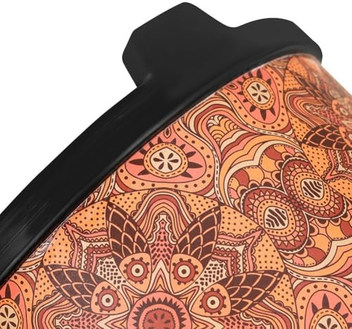 Portable Bongo Drum Set with Unique Design, Perfect for Festivals and Gatherings (Orange)