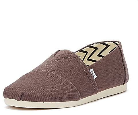 TOMS Homme Alpargata en Coton Recyclé Mocassin Plat, Brown, 11 UK