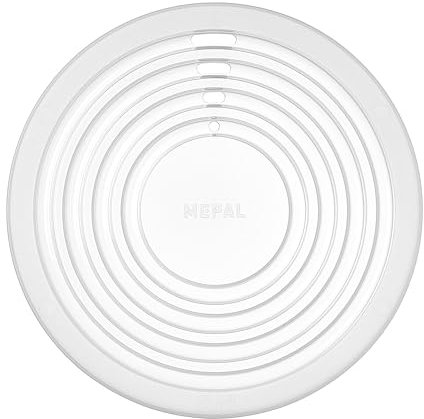 Mepal - Coperchio per Microonde Tondo Cirqula - Coperchio Resistente al Calore per Contenitore Alimentare Cirqula di Mepal - Coperchio Trasparente Adatto per Microonde e Lavastoviglie