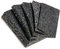 Lot de 50 patins de terrasse 100 x 50 mm x 3 mm 6 mm 8 mm 10 mm 20 mm | Supports en granulés de caoutchouc | Sélectionnez l'épaisseur et la quantité au choix (6 mm I 50 pièces)