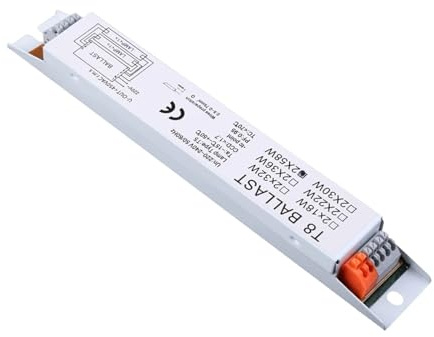 SXPXP Ballast elettronico T8 220-240V AC 2x58W 2x18W 2x30W Alimentatore elettronico for lampade Fluorescenti ad Ampio voltaggio(2x58w)