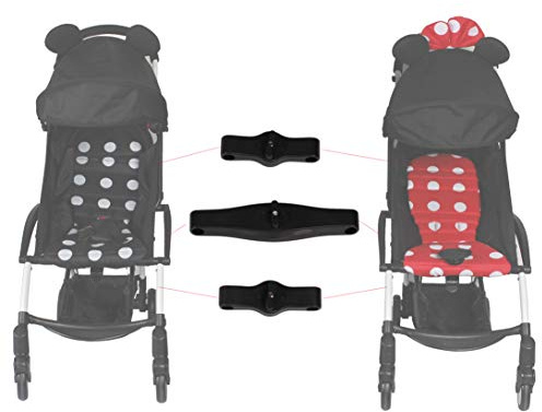 ROMIRUS Conectores para cochecito, accesorios de conector para cochecito, acoplador gemelos, enganche de liberación rápida, junta portátil compatible con cochecitos Babyzen YOYO