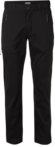 Craghoppers Men's Kiwi Pro II Walking Trousers Active Stretch Bottoms Black 38 S