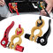 Set di Morsetti per Batteria 2 Pezzi Terminali Morsetti di Batteria Connettori di Batteria Morsetto Positivo e Negativo 12/24V Terminal Morsetti A Sgancio Rapido Ottone per Auto Barca Moto Camion