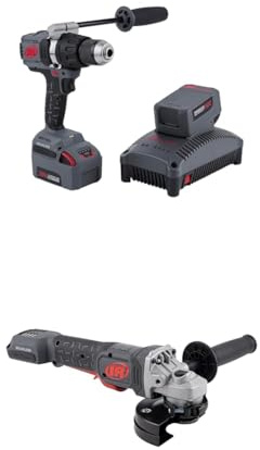 Ingersoll Rand D5241-K22-EU IQV20 Hammer Drill – 120 Nm Drehmoment Kabellose Schlagbohrmaschine, Hochleistungs-Bohrmaschine mit 13mm Metallfutter