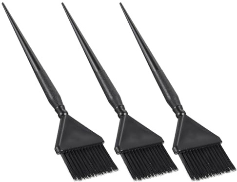 Alipis Juego de 3 Brochas para Teñir el Cabello Profesionales Cerdas Flexibles Herramientas para Salón de Belleza y Uso Doméstico Aptas para Aplicar Tintes y Color Color Aleatorio