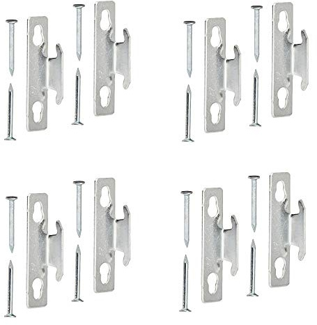 Kenney Mfg Kenney KN851 Single Curtain Rod Bracket, 4 Pack
