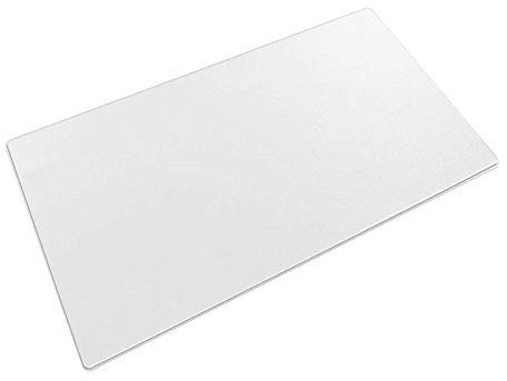 Schreibtischunterlage Transparent, 60x40x0.15cm Große Schreibtischunterlage Durchsichtig Klar Schreibtischmatte Rutschfeste Wasserdichte Runde Kanten Schreibunterlage Kinder Mauspad für Büro Zuhause