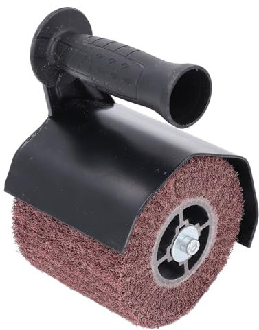 Máquina Pulidora de Bruñido, Lijadora Pulidora Eléctrica de 1200 W con 4 Ruedas de Bruñido, Ideal para Pulir y Esmerilar Madera, Metal y Acero Inoxidable