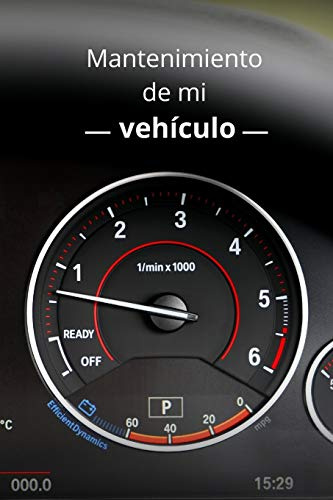 Mantenimiento de mi vehículo: Libro de mantenimiento | Folleto de mantenimiento de vehículos | Permite anotar todas las intervenciones | 150 páginas | 15 cm x 22 cm