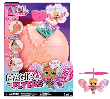 L.O.L. Surprise Magic Flyers - Flutter Star - Hand Guided Flying Doll - Collectible Doll with Touch Bottle Unboxing - Great for Girls Ages 6+