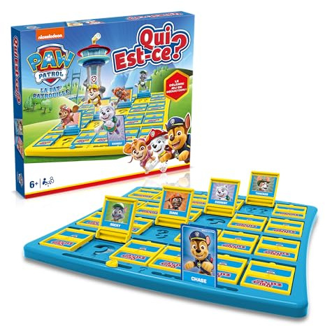 Winning Moves - Wer ist das? Paw Patrol – Gesellschaftsspiel – französische Version