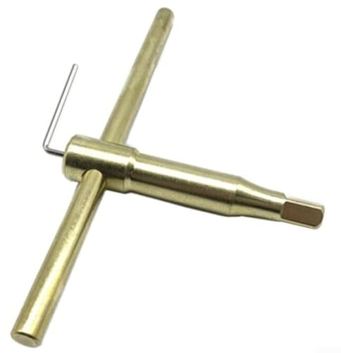 für Sourcing Map Drehfutterschlüssel, Drehmeißel, 10 mm, 12 mm, 14 mm, Drehfutter, Werkzeuge, Bohrfuttergriff, T-förmiger Schraubenschlüssel, 40cr Abschrecken (10 mm)